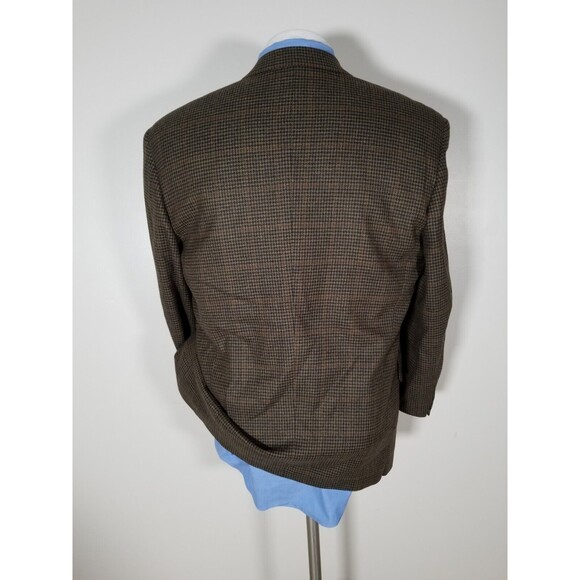CANALI 40S 50C Green Orange Check WOOL Cashmere Tweed Sport Coat Blazer Jacket - Picture 3 of 7